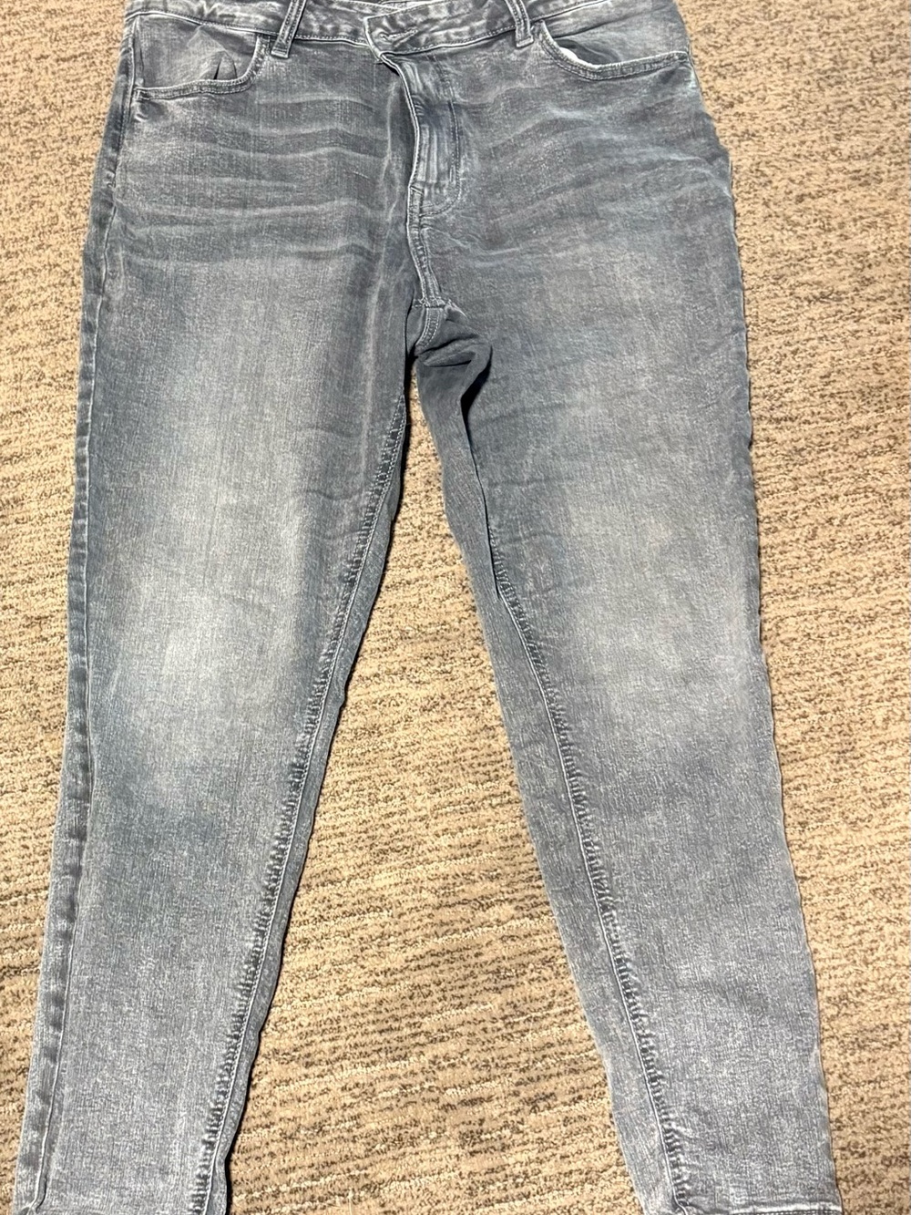 m jeans by Maurices Washed Grey Slim Jeans 18w